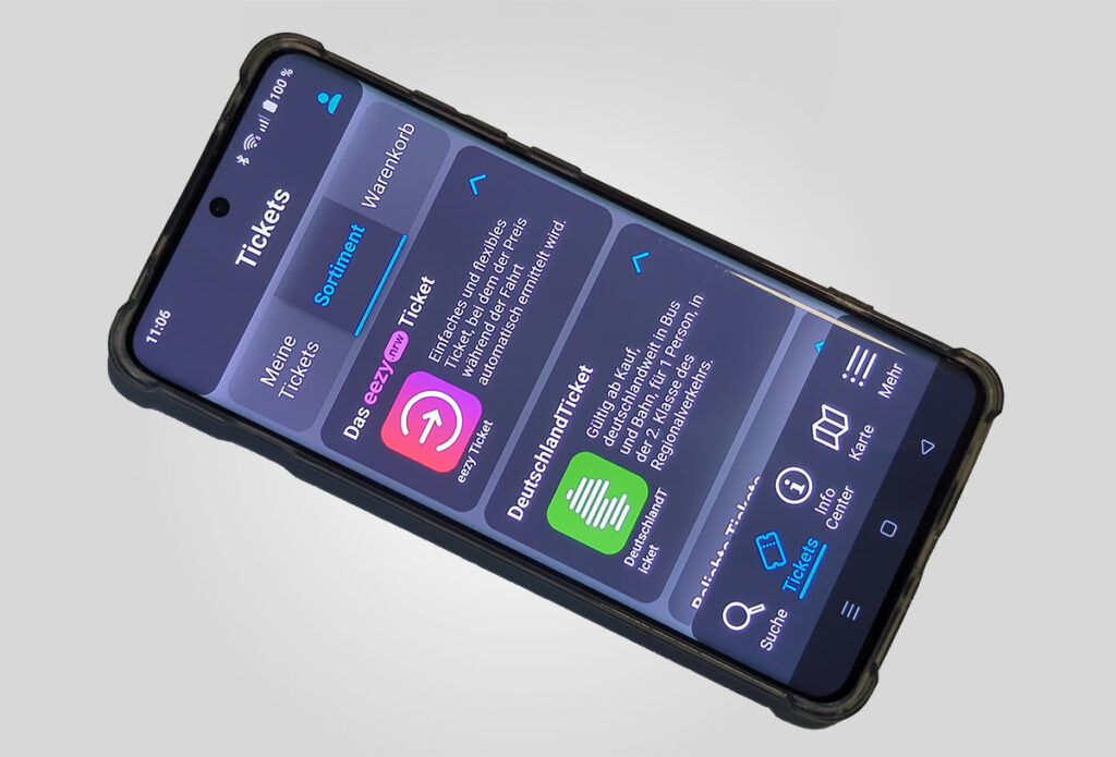 Smartphone mit SR App